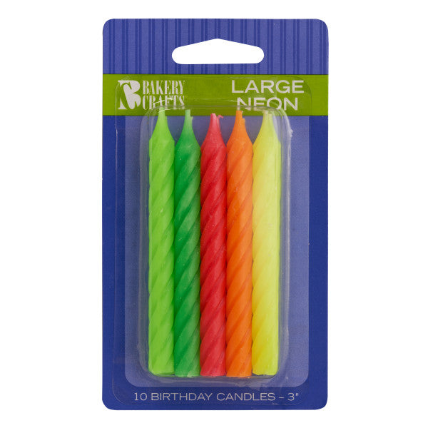 2062 - NEON LARGE CANDLES