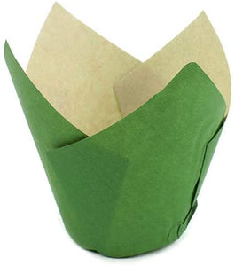 40709 - TULIP MUFFIN CUP - GREEN