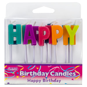 50421 - HAPPY BIRTHDAY LETTER CANDLES