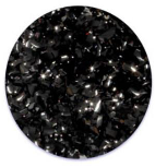5259 - EDIBLE BLACK STAR GLITTER