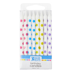 6056 - DOTTED WHITE CANDLES