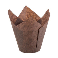 Load image into Gallery viewer, 40713 - TULIP MUFFIN CUP BROWN
