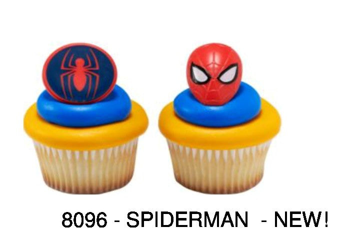 8096 - SPIDERMAN CUPCAKE RINGS